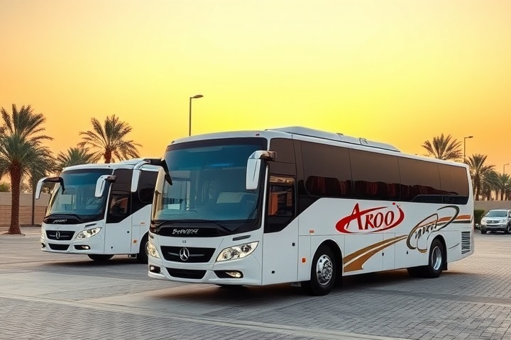 50 Seater Luxury Bus Rental in Ras Al Khaimah - Hire a bus now